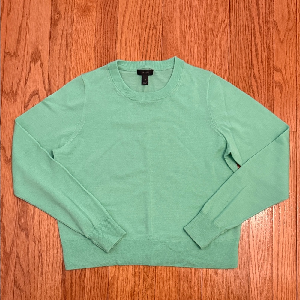 Women’s jcrew crop merino wool sweater